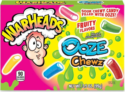 Warheads Ooze Chewz Theatre Box 12x99g