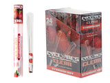 CYCLONE | Cyclones Cone CLEAR King Size - Strawberry 24er Display