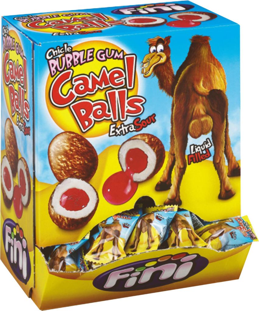 Fini Bubble Gum  200 Stk - Camel Balls