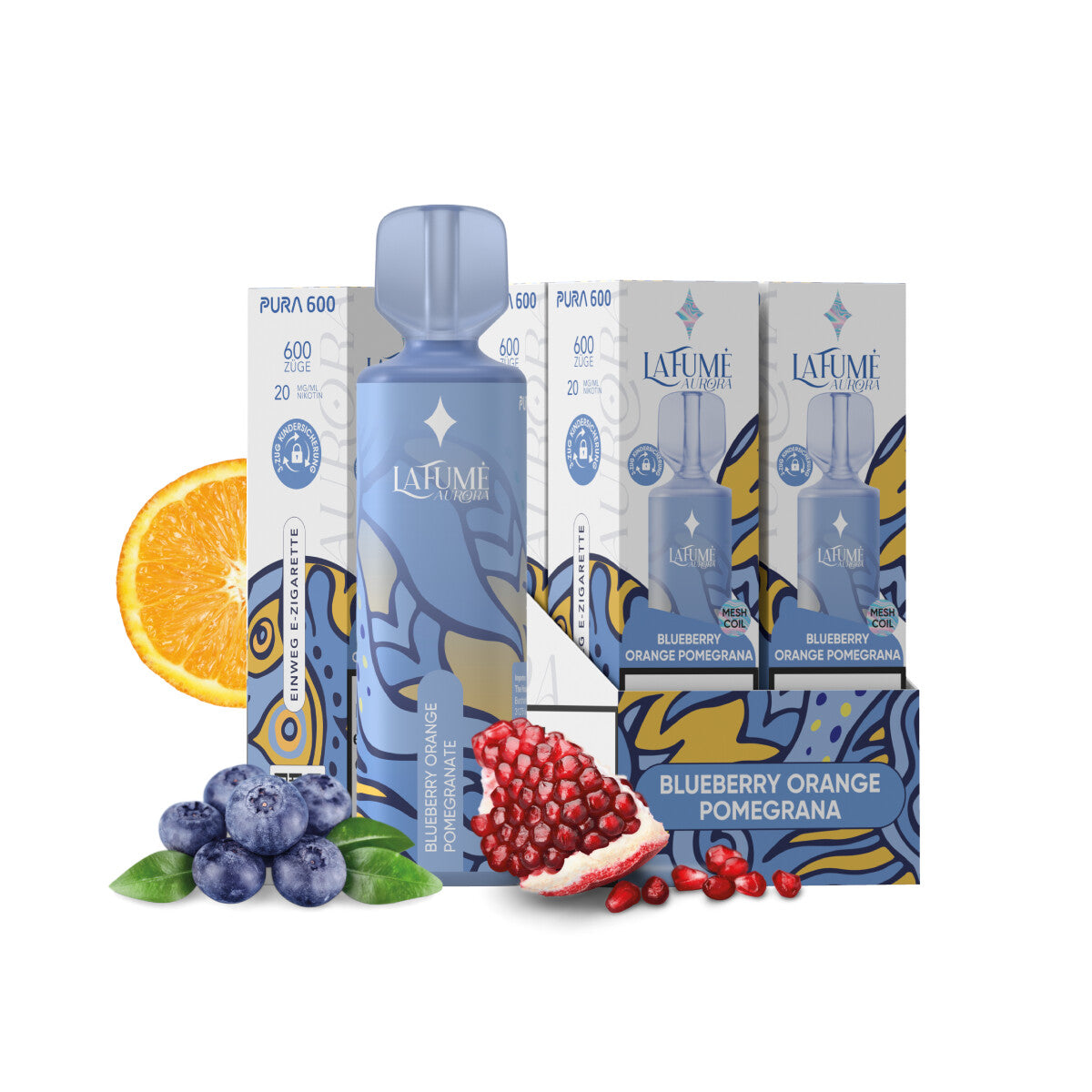 Aurora - Blueberry Orange Pomegranate (10 Stück)