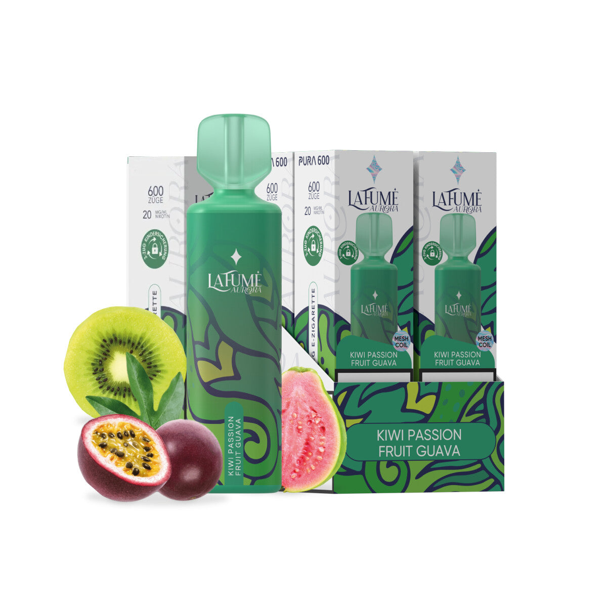 Aurora - Kiwi Passionfruit Guava (10 Stück)