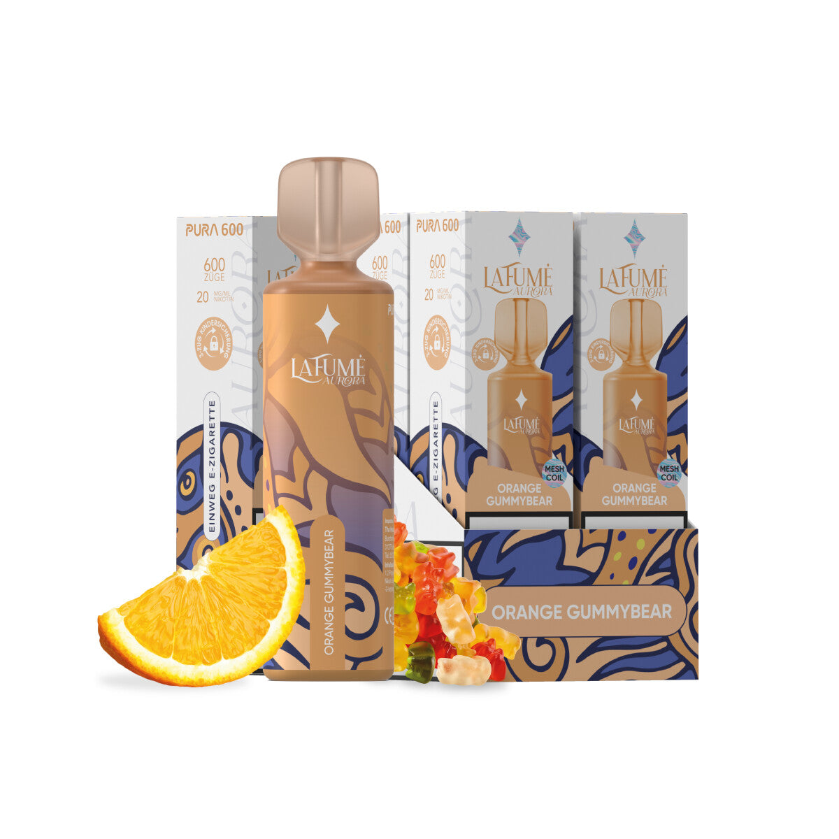 Aurora - Orange Gummybear (10 Stück)