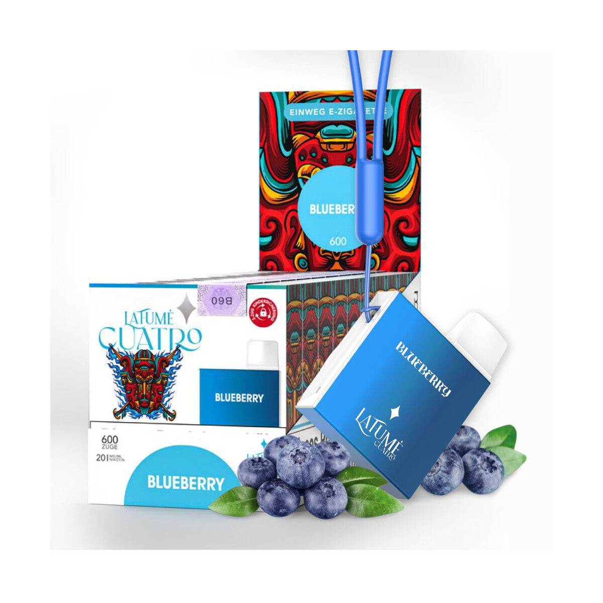Cuatro - Blueberry (10 Stück)