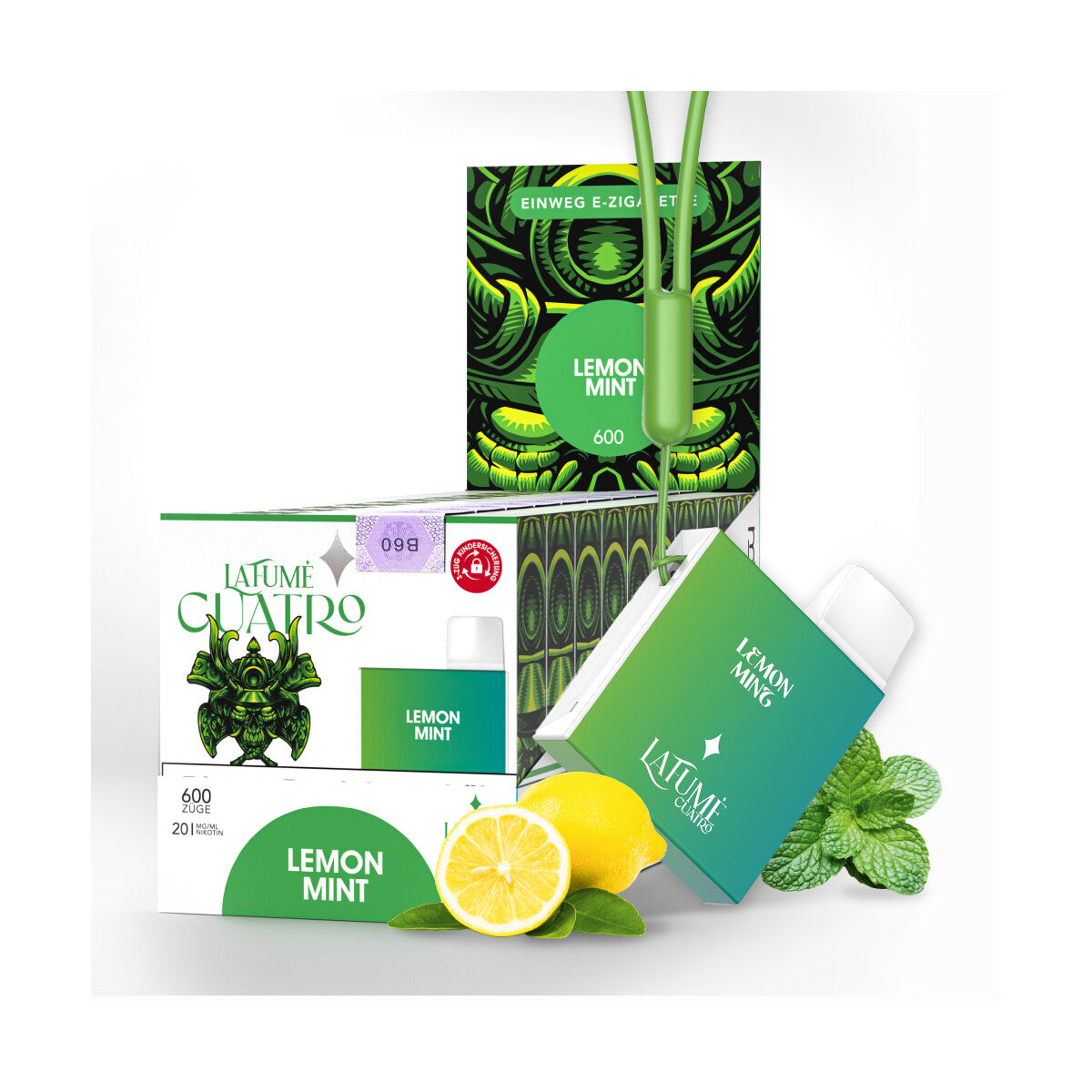 Cuatro - Lemon Mint (10 Stück)