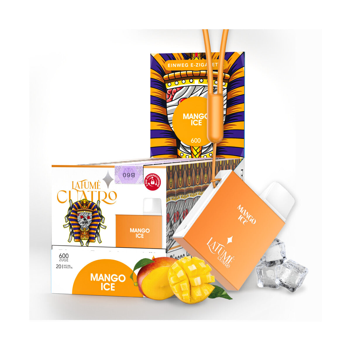 Cuatro - Mango Ice (10 Stück)