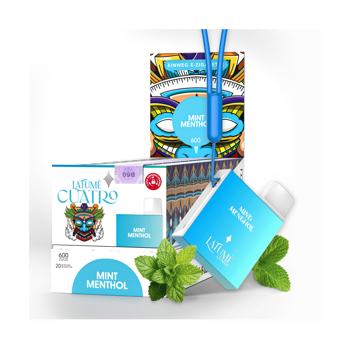 Cuatro - Mint Menthol (10 Stück)