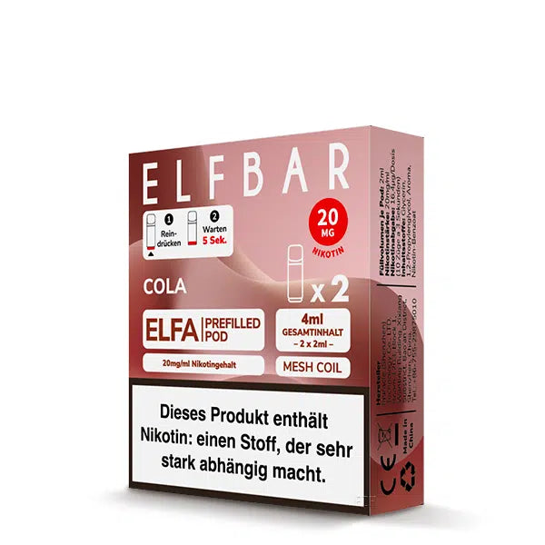 ELFBAR ELFA Pods - Cola - 20mg/ml