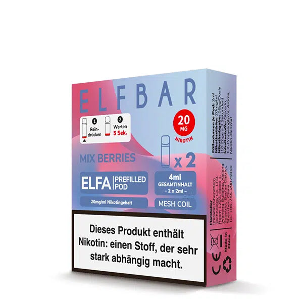 ELFBAR ELFA Pods - Mix Berries - 20mg/ml