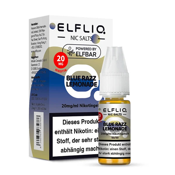 ELFLIQ 10ml - 20mg - Blau Razz Lemonade