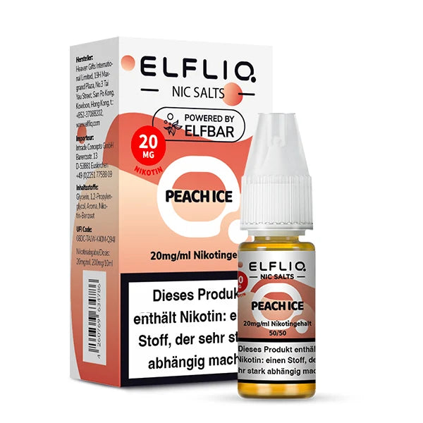 ELFLIQ 10ml - 20mg - Peach Ice