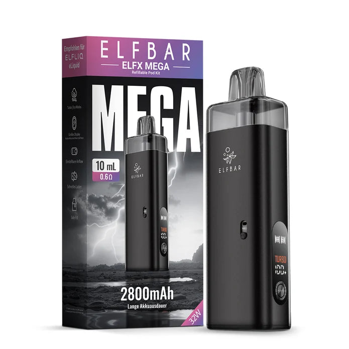 ELFBAR ELFX MEGA 2800mAh Akkuträger - Black