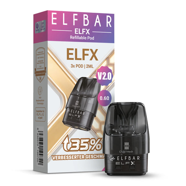 ELFX Refillable Pods V2.0 0.6 Ω (Leer-Pods)