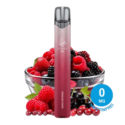 ELFBAR 800 – Mixed Berries 0mg Nikotinfrei - 10 Stück