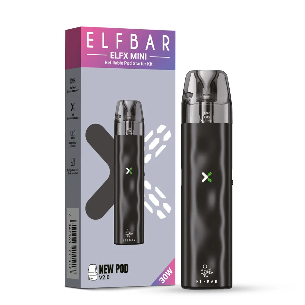ELFBAR ELFX Mini Kit 1.000 mAh Akkuträger - BLACK