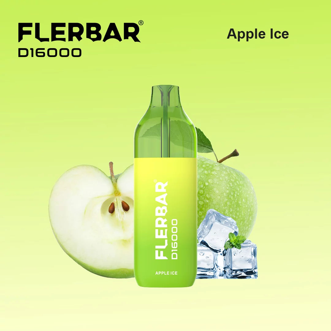 Flerbar D16000 Bundle - Apple Ice - 10 Stk.