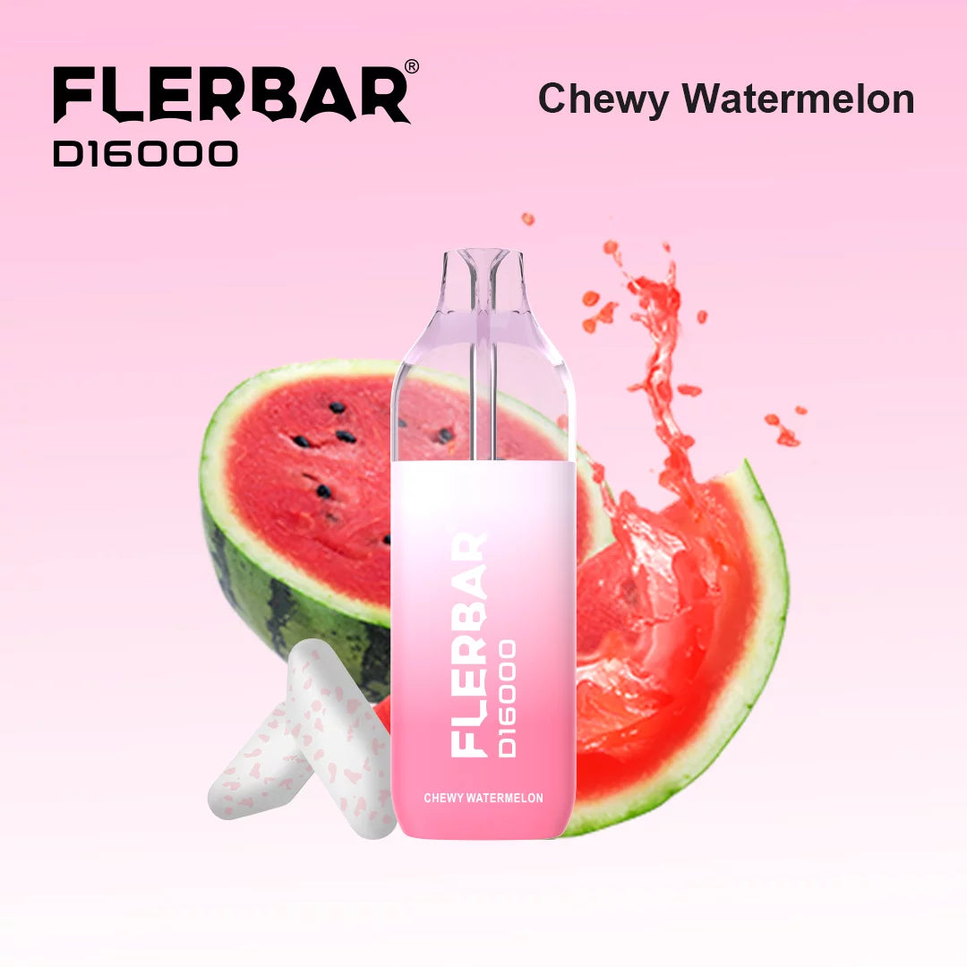 Flerbar D16000 Bundle - Chewy Watermelon - 10 Stk.