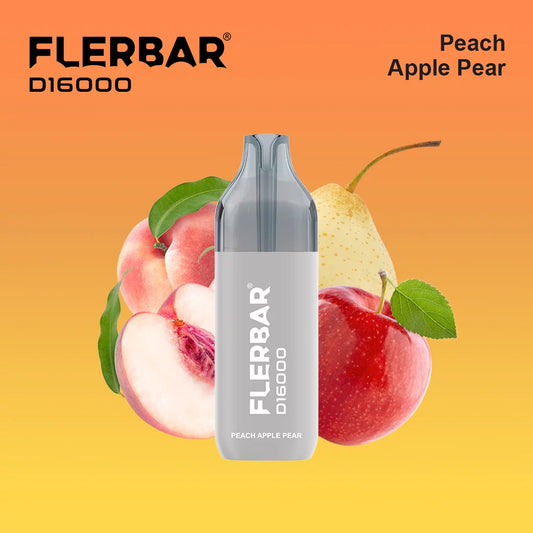 Flerbar D16000 Bundle - Peach Apple Pear - 10 Stk.