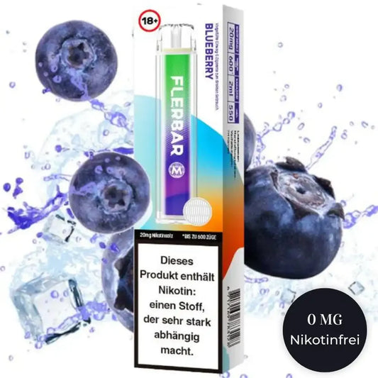 Flerbar M - Blueberry Nikotinfrei - 10 Stk.