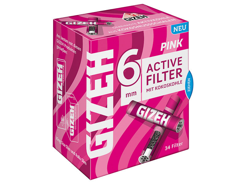 Gizeh Pink Active Filter 6mm   10×34