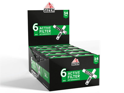 Gizeh Black Active Filter 6mm 10×34
