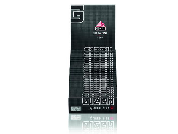 GIZEH | Black Queen Size 1 1/4 25 Hefte je 50 Blatt