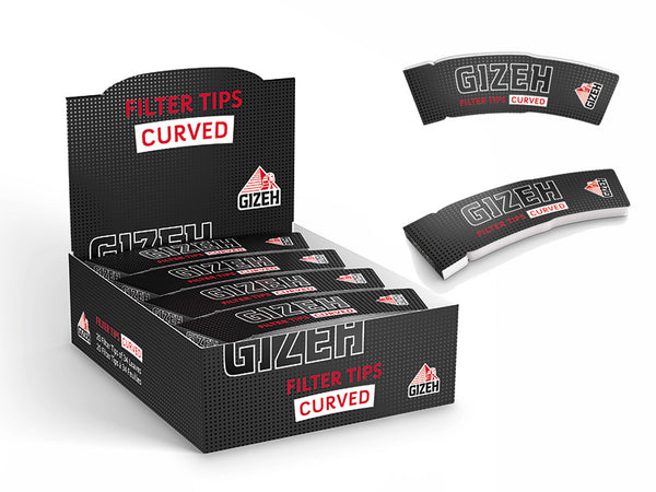 Gizeh | Filter Tips Curved; 24er Display