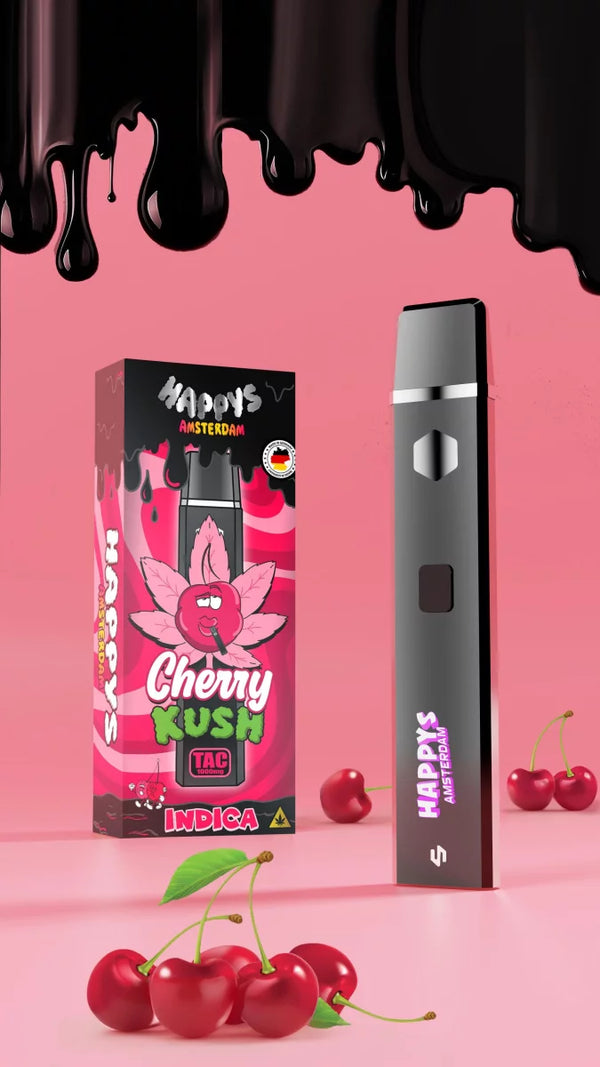 Happys Amsterdam TAC Vape – Cherry Kush