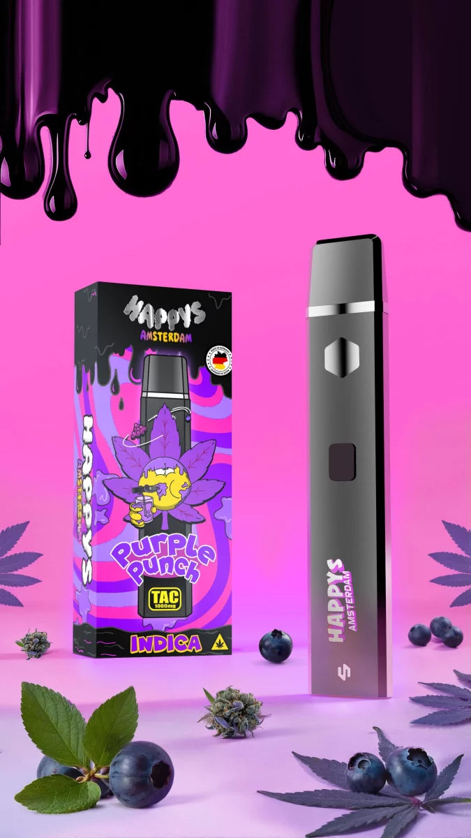 Happys Amsterdam TAC Vape – Purple Punch