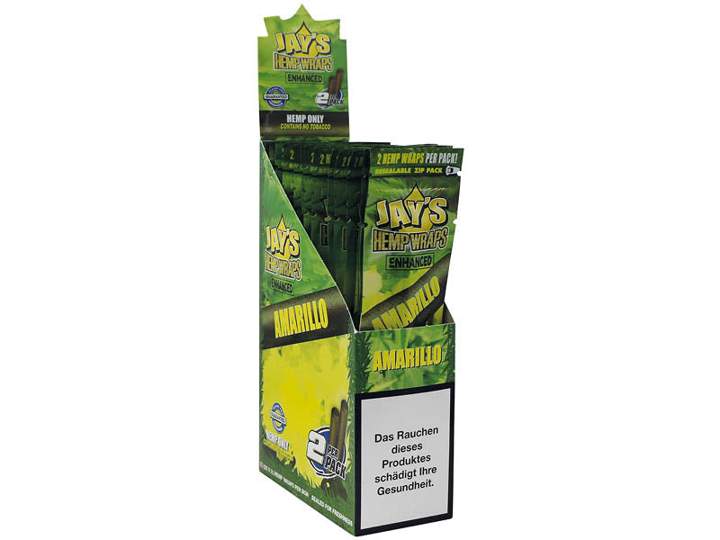 Juicy Hemp Blunts 25er Display - AMARILLO