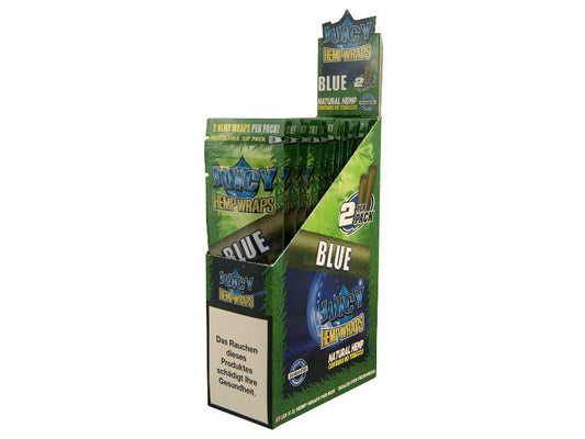 Juicy Hemp Blunts 25er Display - BLAU