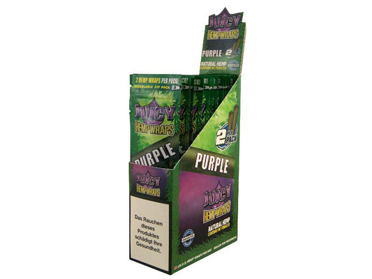 Juicy Hemp Blunts 25er Display - PURPLE