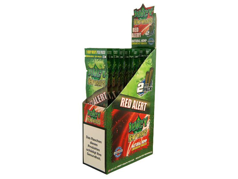 Juicy Hemp Blunts 25er Display - RED ALERT