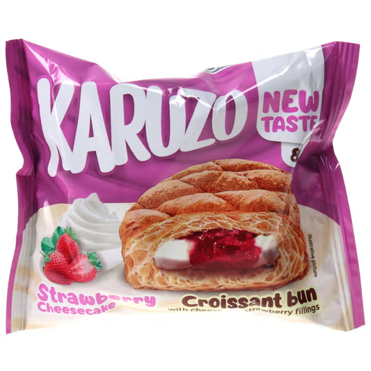 Karuzo Cheesecake Croissant 82g - Strawberry