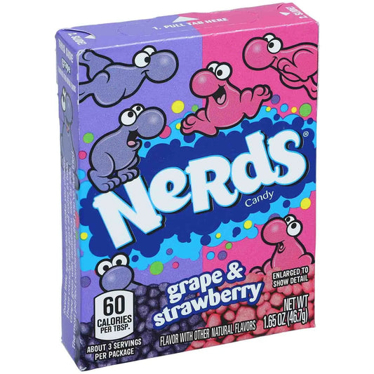 Wonka Nerds Grape & Strawberry 36x46.7gr
