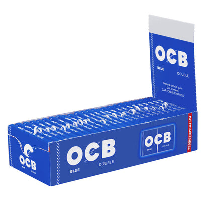 OCB Blau Gummizug - Rolling Papers 25 Heftchen a 100 Blatt