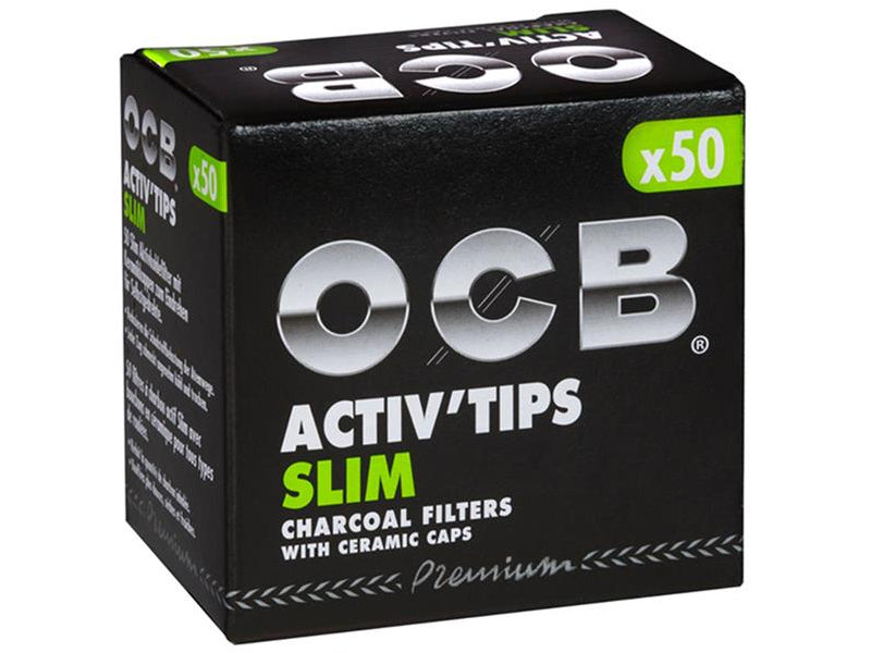 OCB Activ Tips  7mm Aktivkohlefilter (10 x 50 Stück)