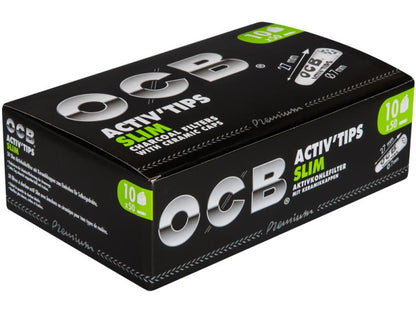 OCB Activ Tips  7mm Aktivkohlefilter (10 x 50 Stück)