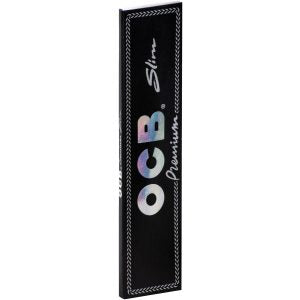 OCB Premium Slim - 50 Heftchen a 32 Blatt - Langes schwarzes Papier