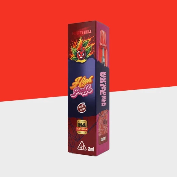 High Puffs H4 Superior Vape - 2 ml,  Cherry Chill