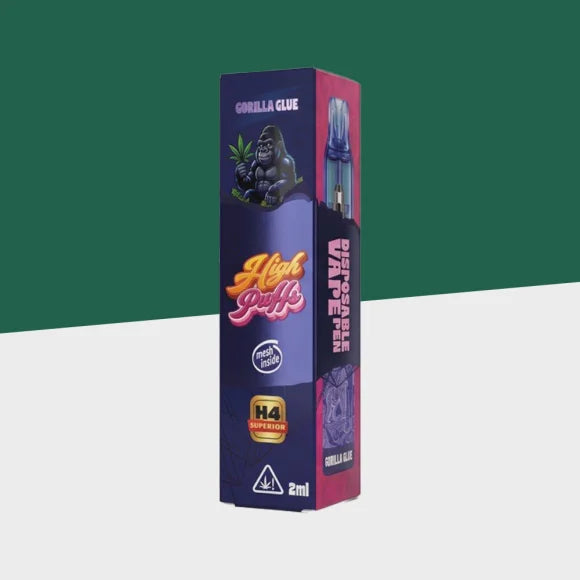High Puffs H4 Superior Vape - 2 ml,  Gorilla Glue