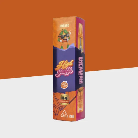 High Puffs H4 Superior Vape - 2 ml, Orange