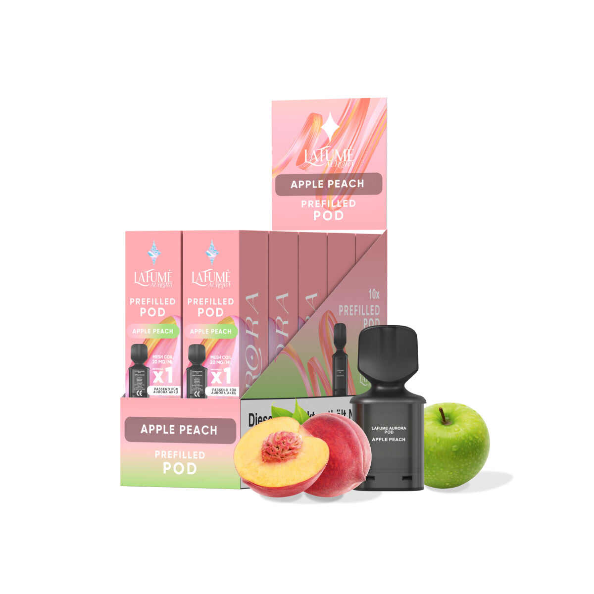 Aurora Pod – Apple Peach (10 Stück)