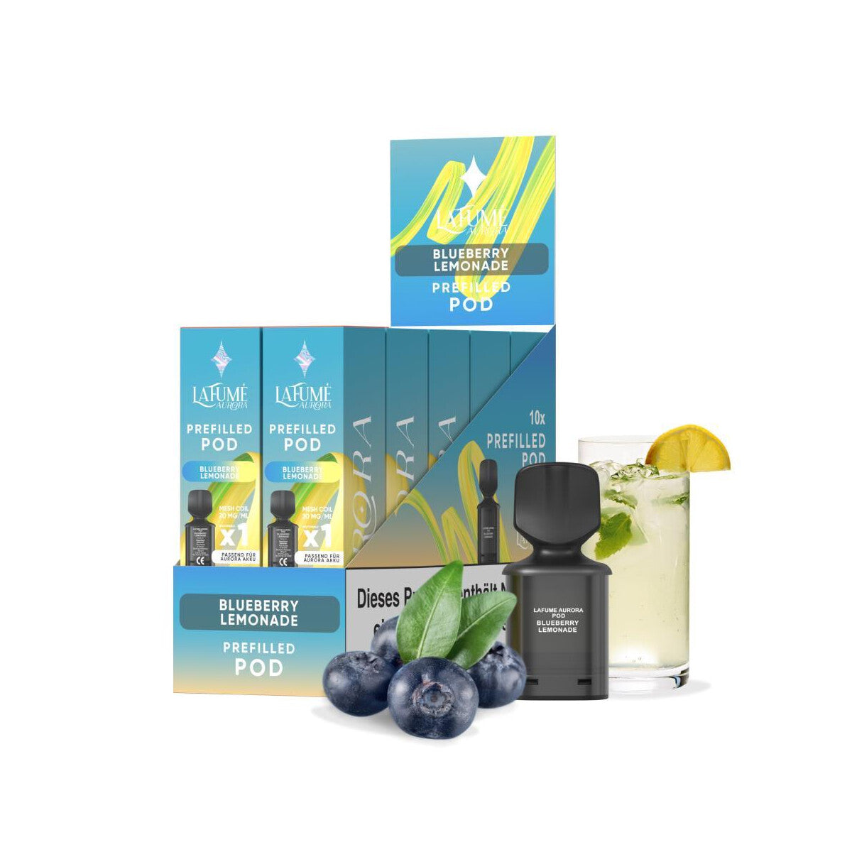 Aurora Pod - Blueberry Lemonade (10 Stück)