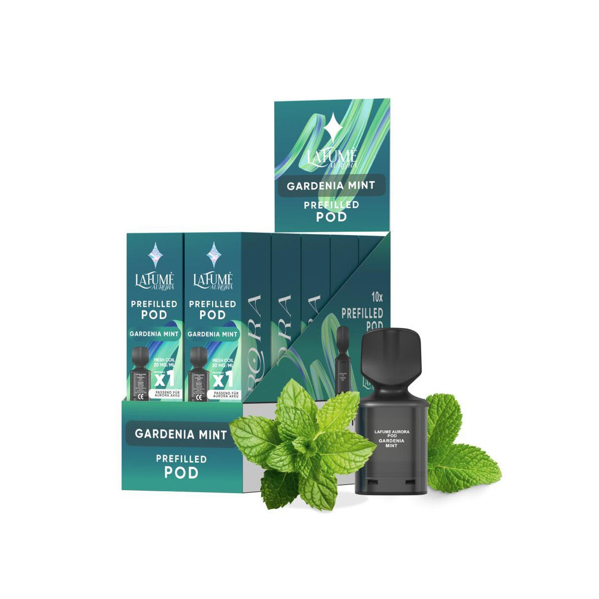 Aurora Pod - Gardenia Mint (10 Stück)