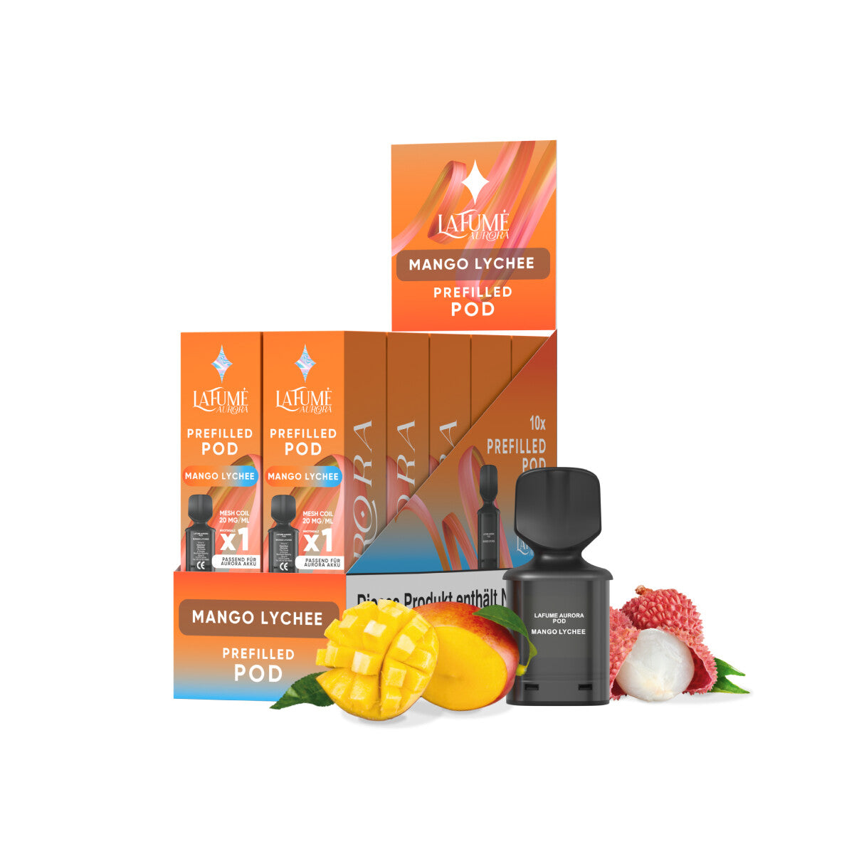 Aurora Pod - Mango Lychee (10 Stück)