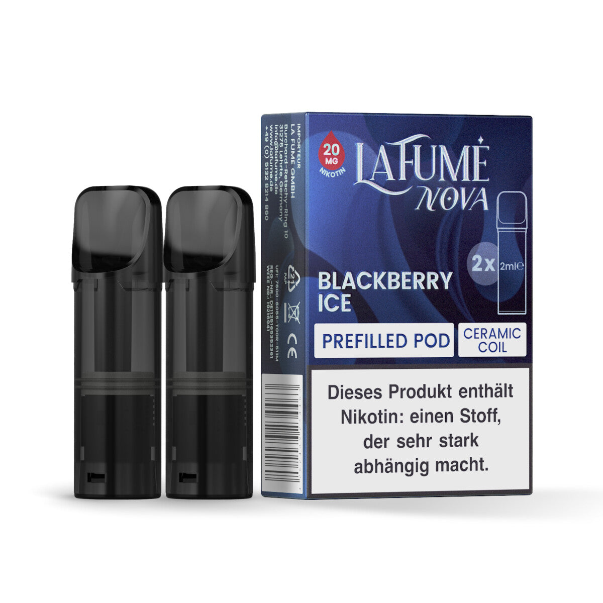 Nova Pod - Blackberry Ice (10 Stück)