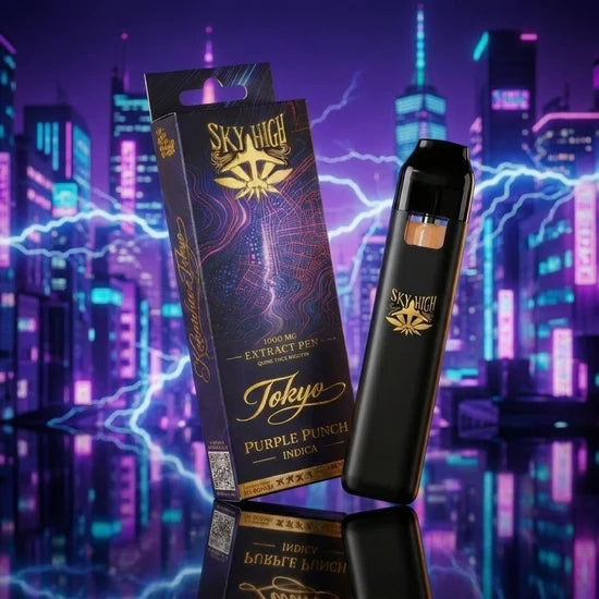 Sky High Vapes 1ml Vape Tokyo Purple Punch (Indica)